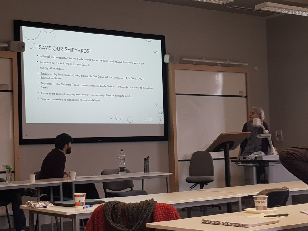 Alison Atkinson-Phillips presents her work on memory of deindustrialisation in north-east England